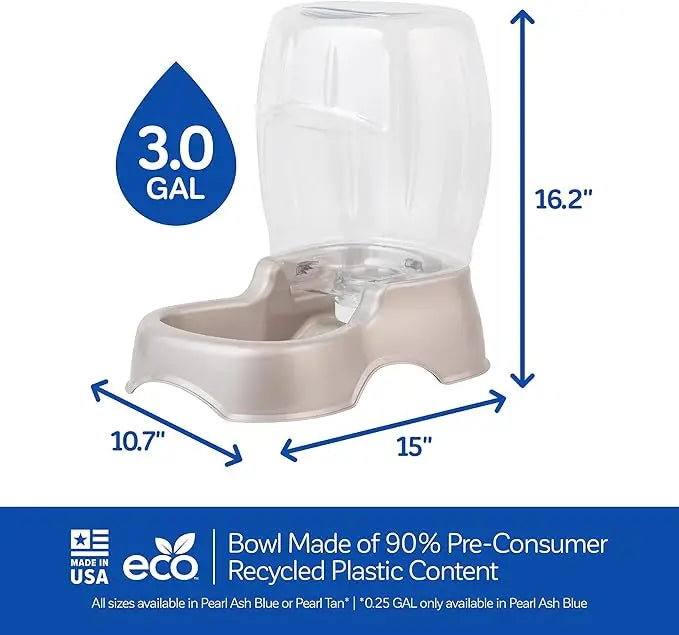 3-Gallon Pet Water Dispenser - Automatic Refill for Cats & Dogs