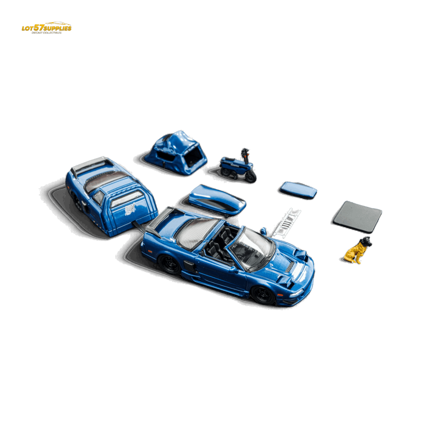 Findclassically NSX TRA - Transparent Blue FULL Set 1:64