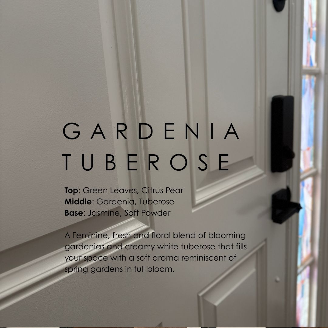 Gardenia Tuberose Soy Candle – Feminine, Fresh & Floral