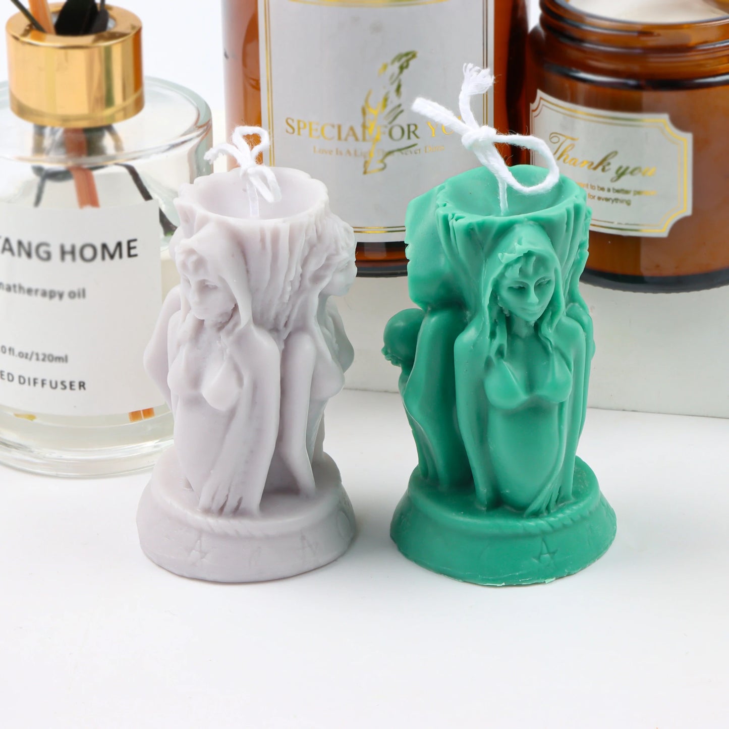 Ancient Goddess Silicone Mold - Aromatherapy & Candle Crafting Tool