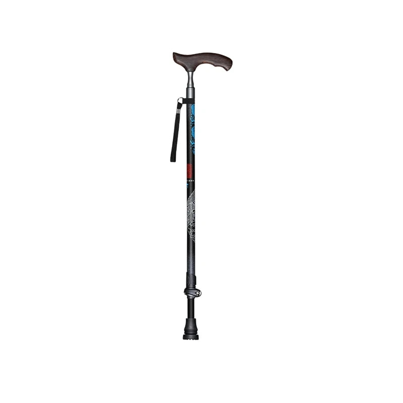 Ultralight Carbon Fiber T-Handle Walking Stick - 219g