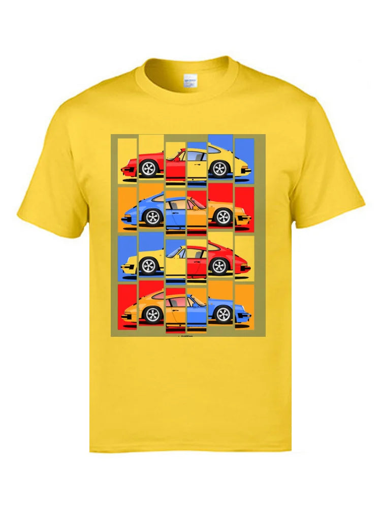 Japanese T-Shirts Car Styling Cool Men's T-Shirt - Plus Size Cotton Tee-Shirt