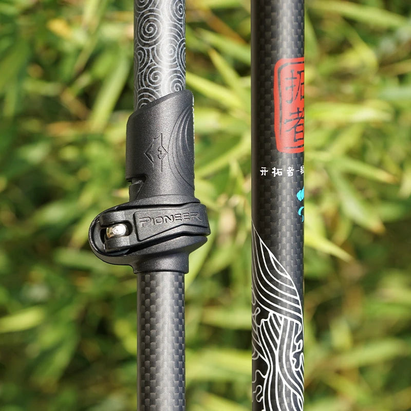 Ultralight Carbon Fiber T-Handle Walking Stick - 219g