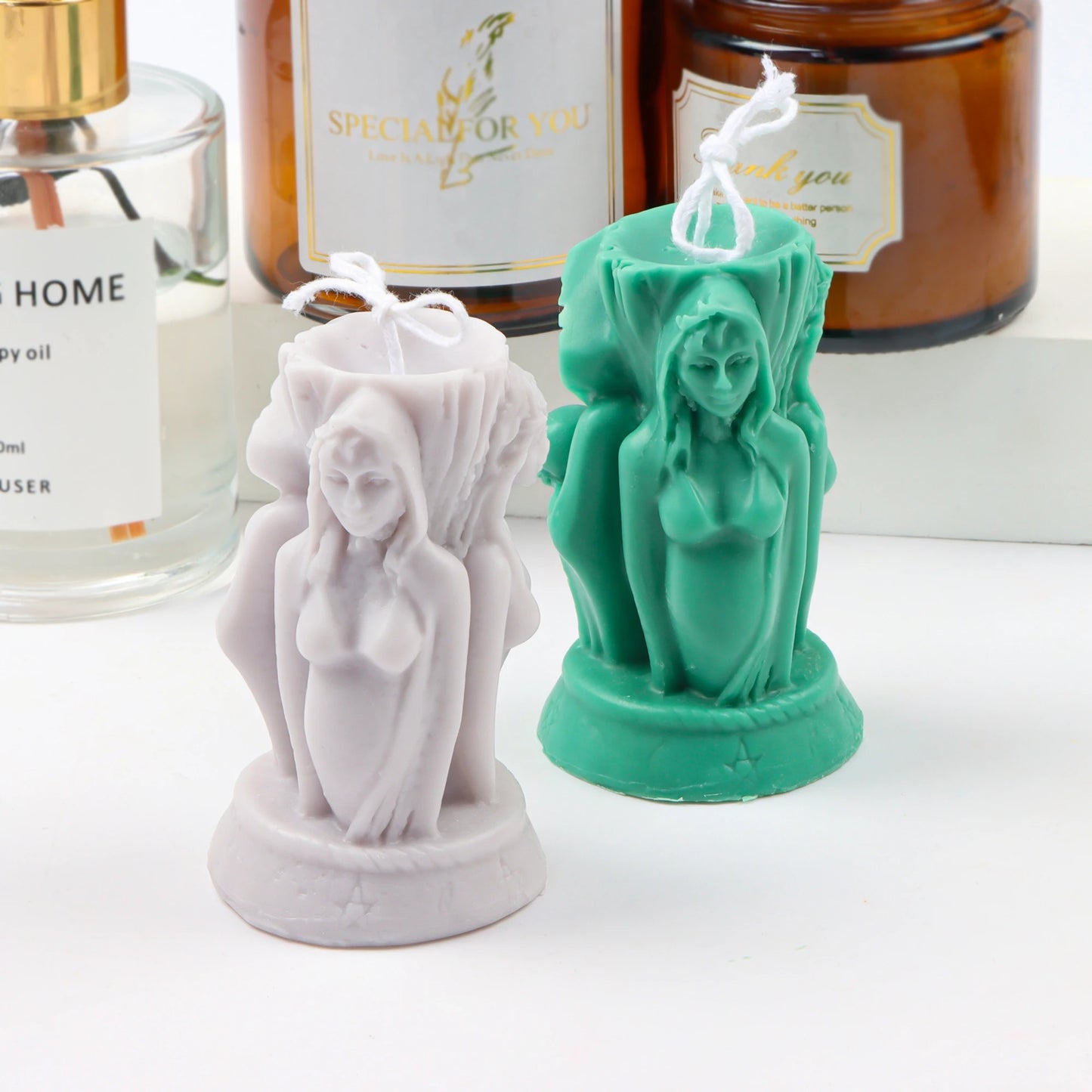 Ancient Goddess Silicone Mold - Aromatherapy & Candle Crafting Tool