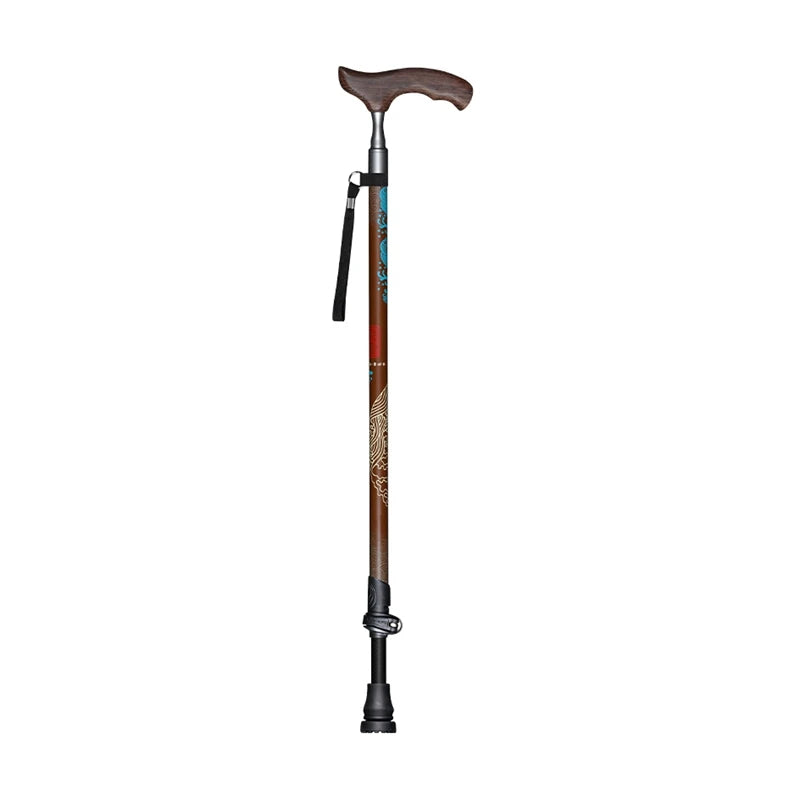 Ultralight Carbon Fiber T-Handle Walking Stick - 219g