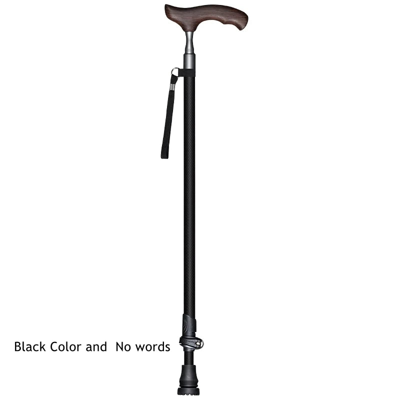 Ultralight Carbon Fiber T-Handle Walking Stick - 219g