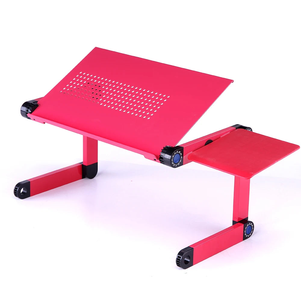 Portable Aluminum Laptop Desk Stand with Mouse Pad