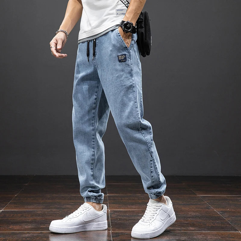Men's Spring Summer Cargo Jeans