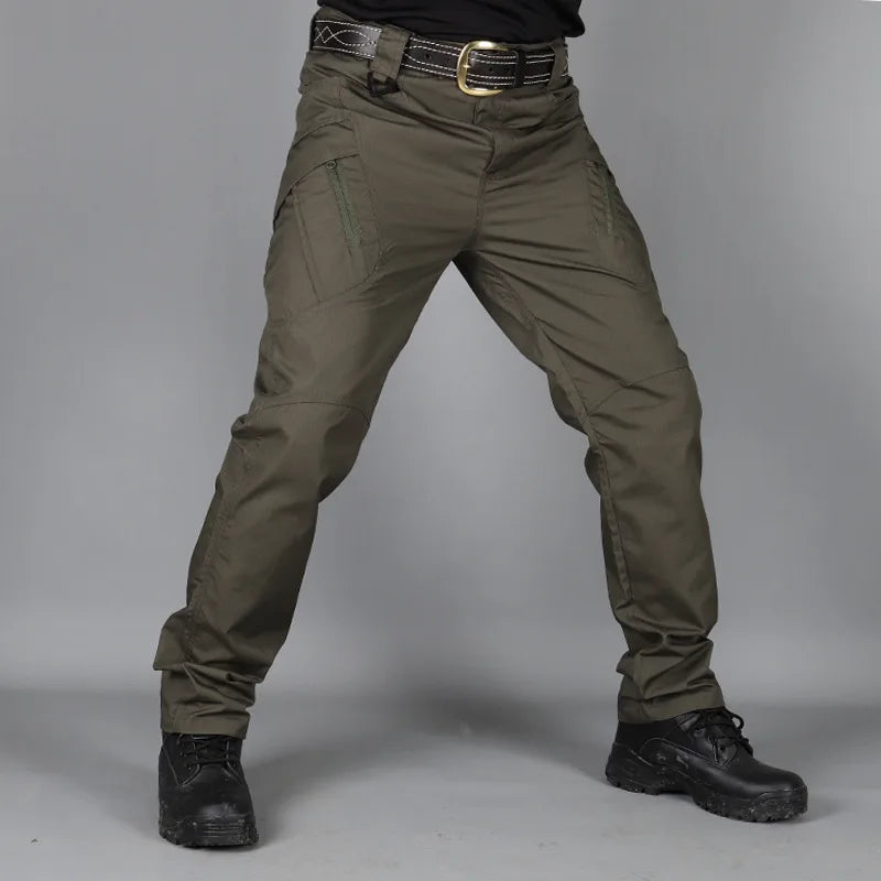 City Tactical Cargo Pants - Men's Outdoor Multi-Pocket Waterproof Trousers