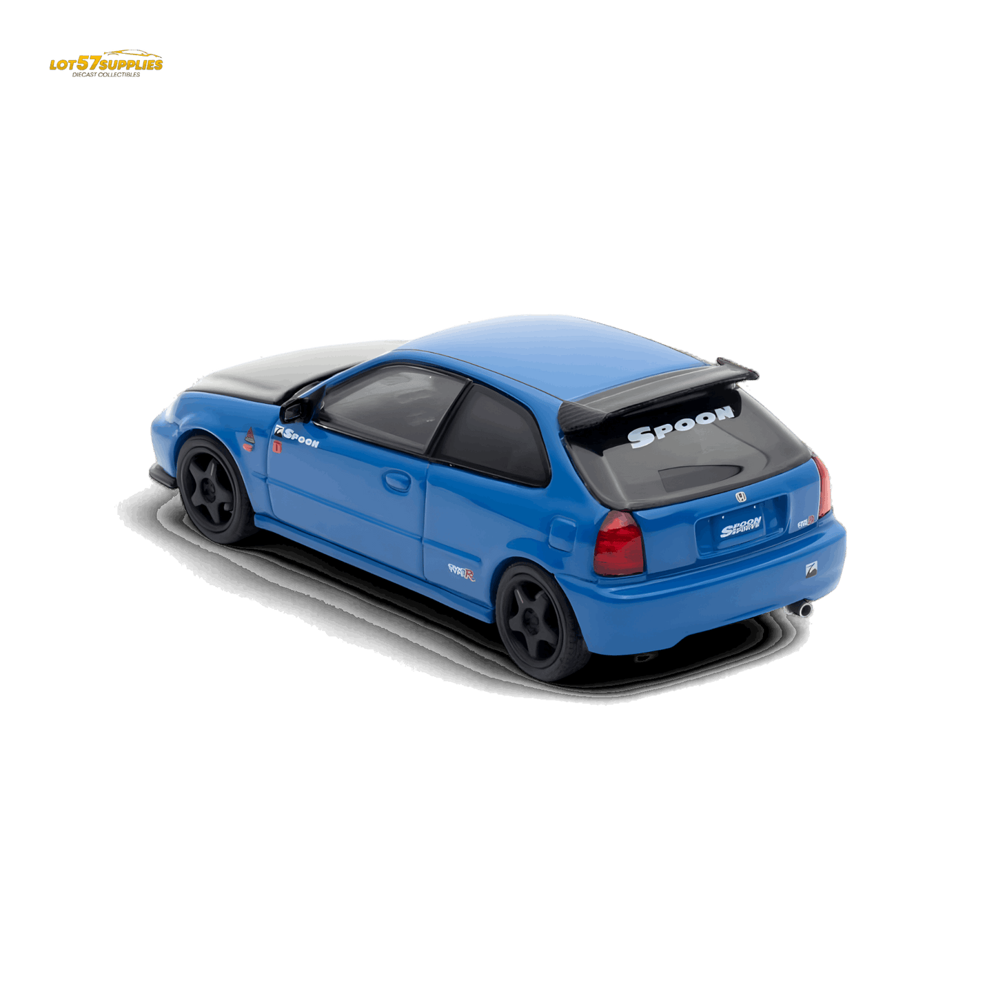 Motorhelix Honda Civic EK9 Malaysia Limited Edition - Blue 1:64