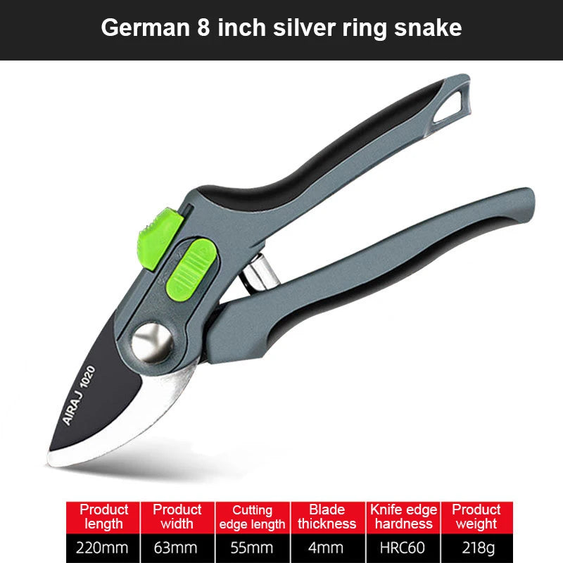 Garden Pruning Shears for Plants & Shrubs