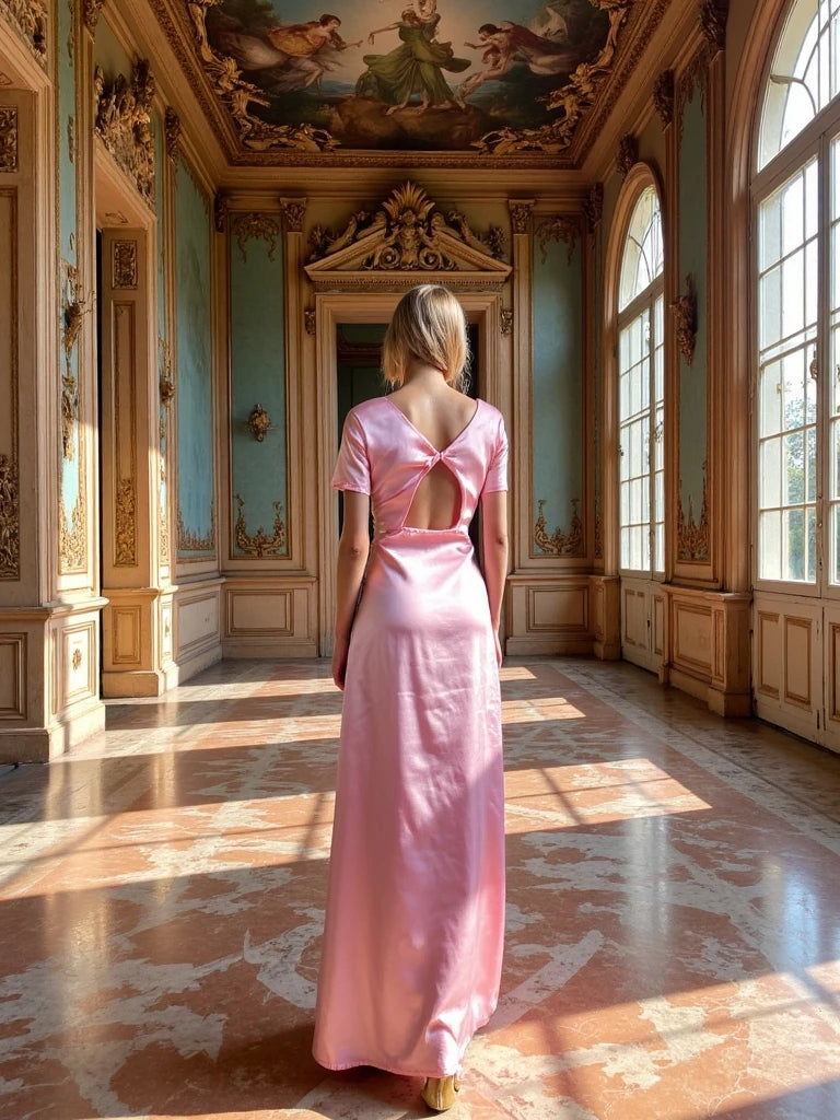Sexy Green Halter Split Long Dress - Party & Evening Gown