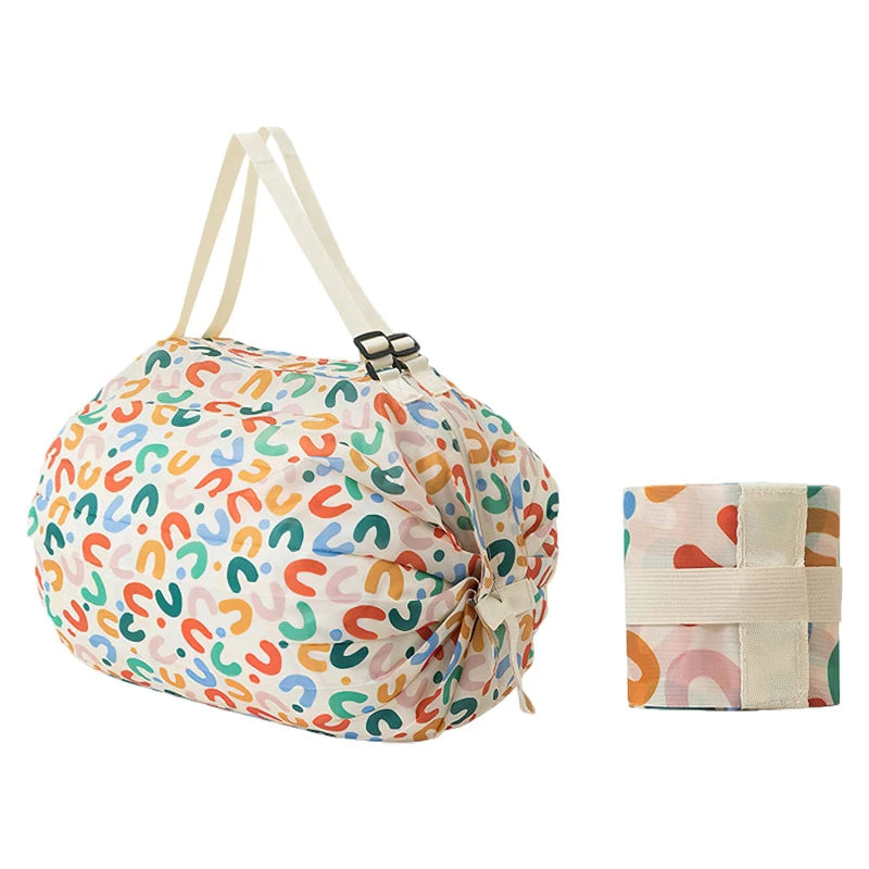 Foldable Shopping Bag - Waterproof Travel Beach & Grocery Bag