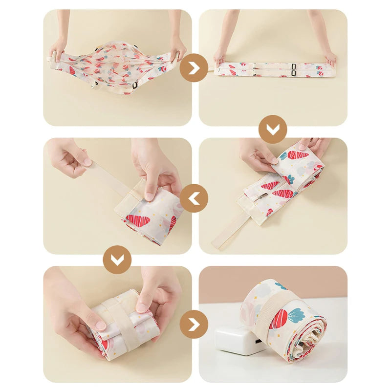 Foldable Shopping Bag - Waterproof Travel Beach & Grocery Bag