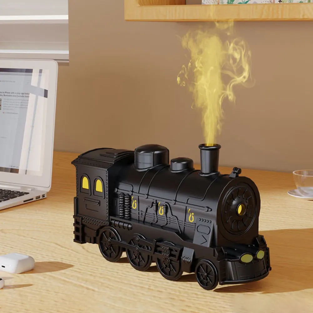 Mini Train Shape Aromatherapy Diffuser with LED Lamp