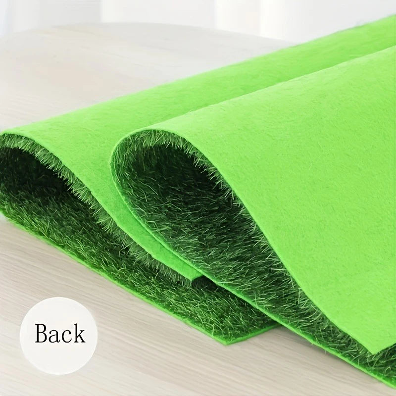 Artificial Lawn Grass Mat - Fake Green Turf for Home & Garden Decor