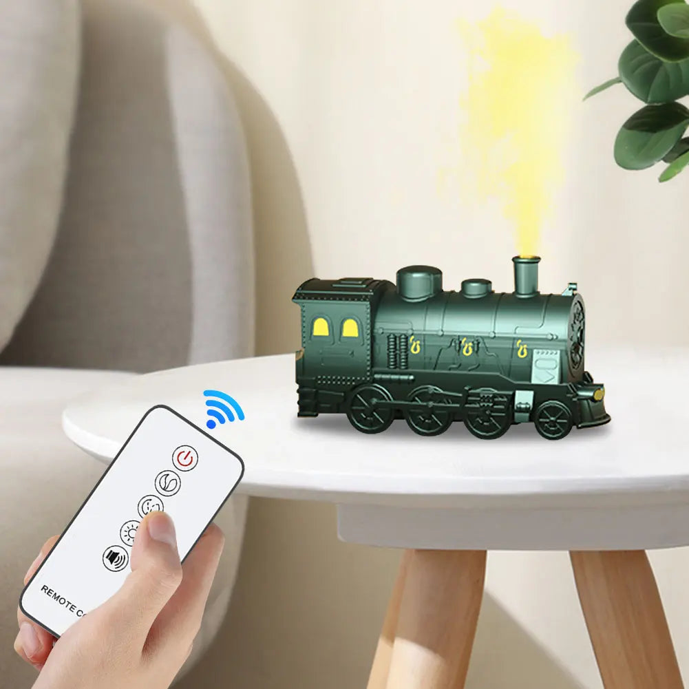 Mini Train Shape Aromatherapy Diffuser with LED Lamp