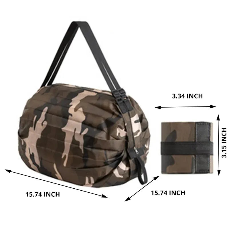 Folding Eco-Friendly Shopping Bag | Large Capacity Grocery Tote