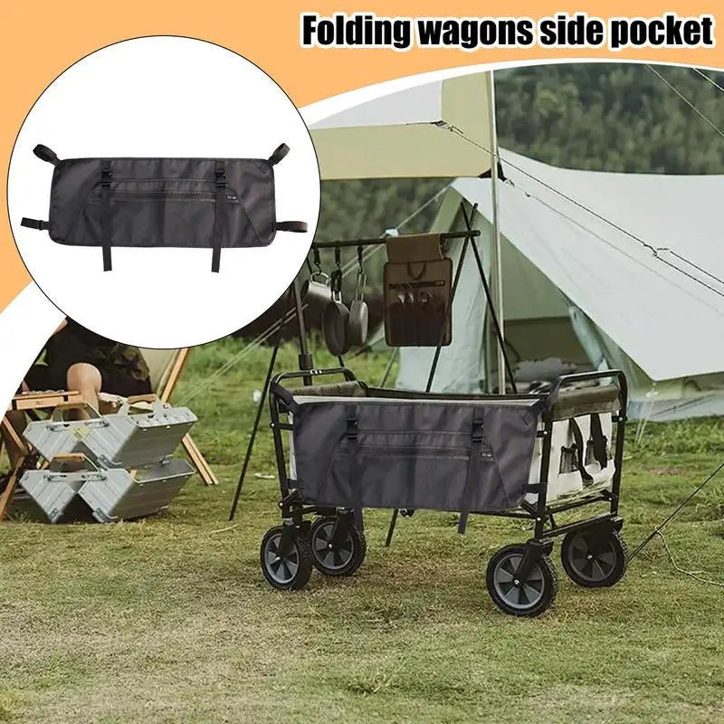 Foldable 600D Oxford Cart Side Pocket – Large Capacity