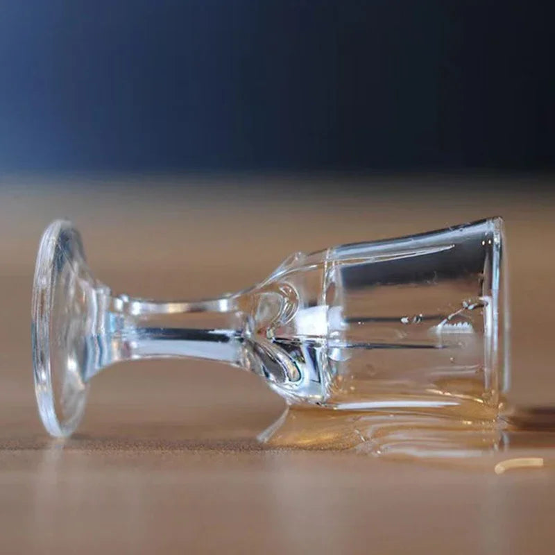 6pcs 10ml Mini Shot Glass Set – Clear Spirits Tasting Cups