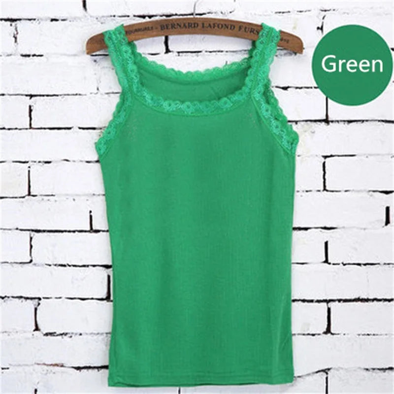Summer Top Women Sleeveless Lace Tank Top - Sexy Women's Vest Tops