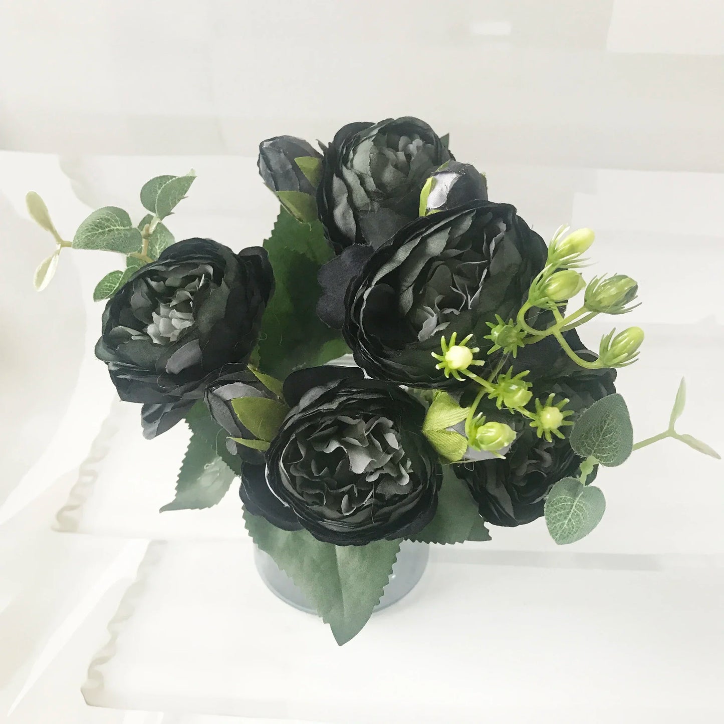 High-Quality Silk Peony & Hydrangea Bouquet for Home & Weddings
