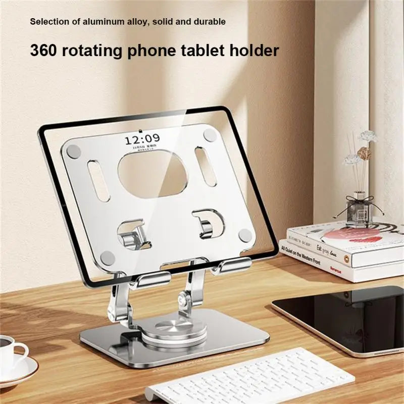 Aluminum Alloy Laptop Bracket - 360° Rotation Foldable Stand