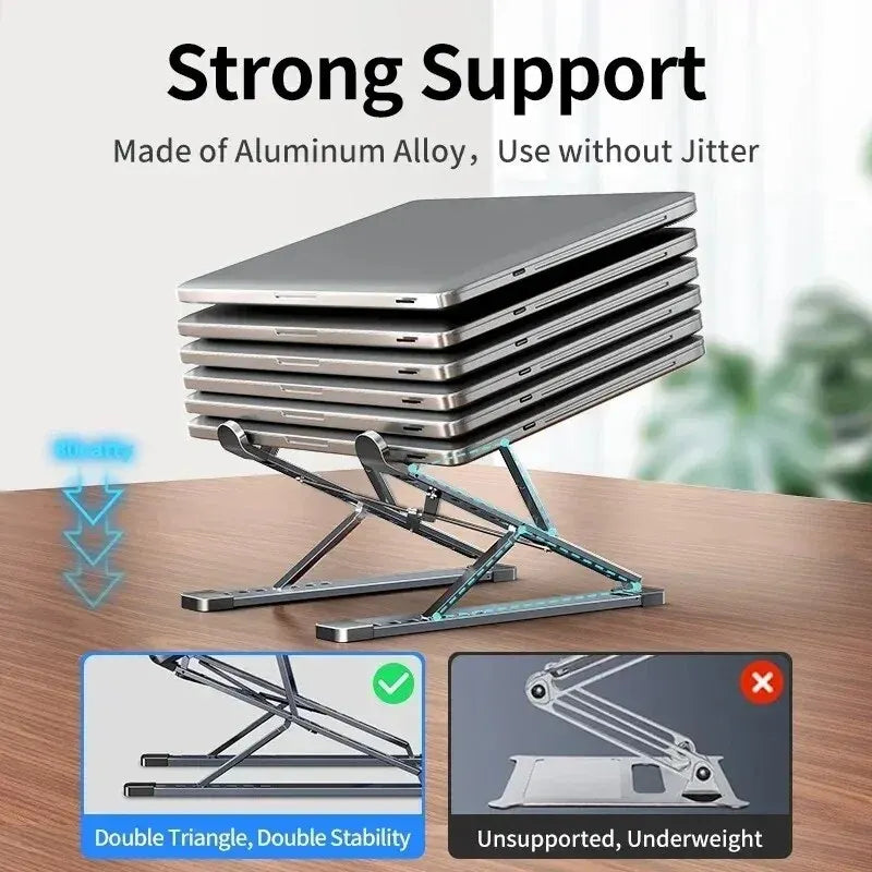 N8 Adjustable Laptop Stand - Foldable Cooling Pad