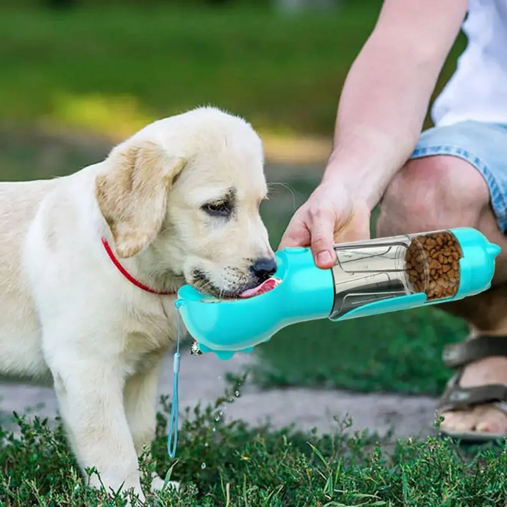 3 in 1 Pet's water bottle | Best Dog's Care Gadget | Leak Proof Water Bottle with Trash Bag and Shovel | Dog Food Feeder