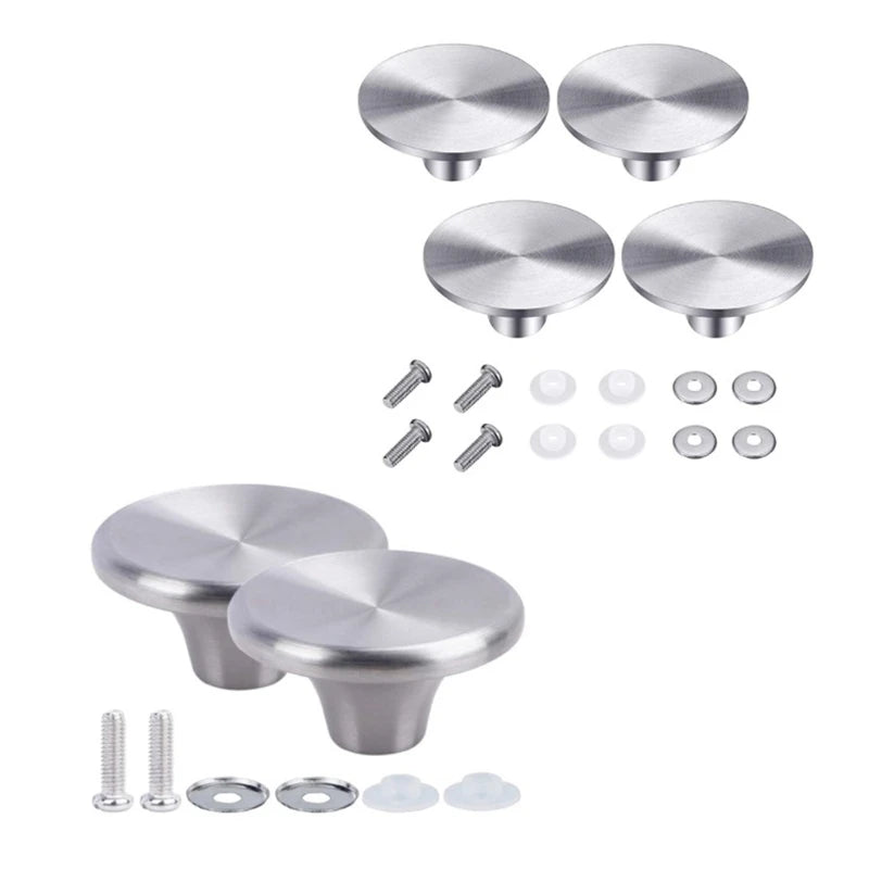 2 Sets/4 Sets Dutch Oven Knob Stainless Steel Pot Pan Lid Cover Handle Replacement Accessories Kits Kitchen Cookware