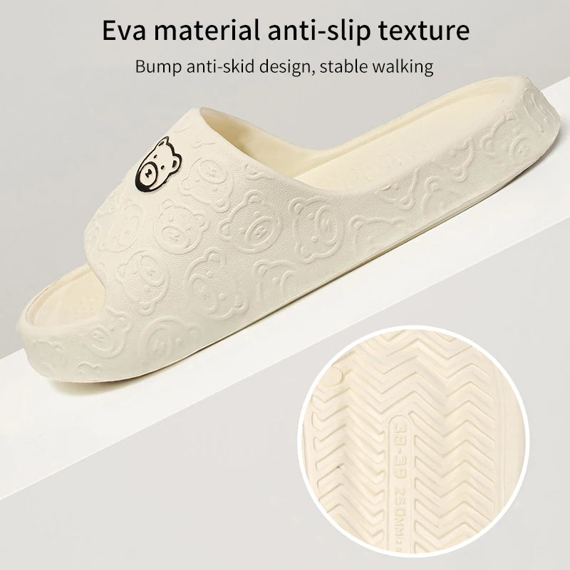 Non-slip Slippers for Women - Summer EVA Bathroom Sandals
