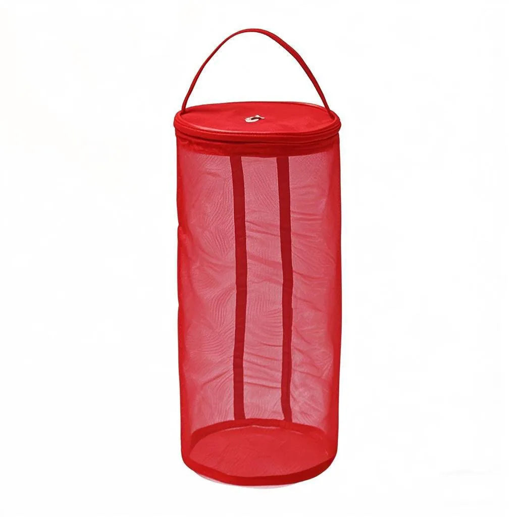 Portable Yarn Storage Bag - Hollow Mesh Knitting Organizer