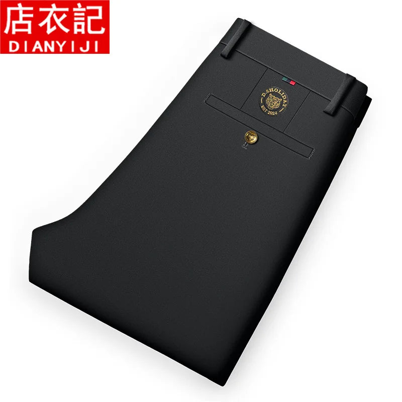Summer Quick-Drying Pants - Men's Casual Trousers with Zipper Pockets