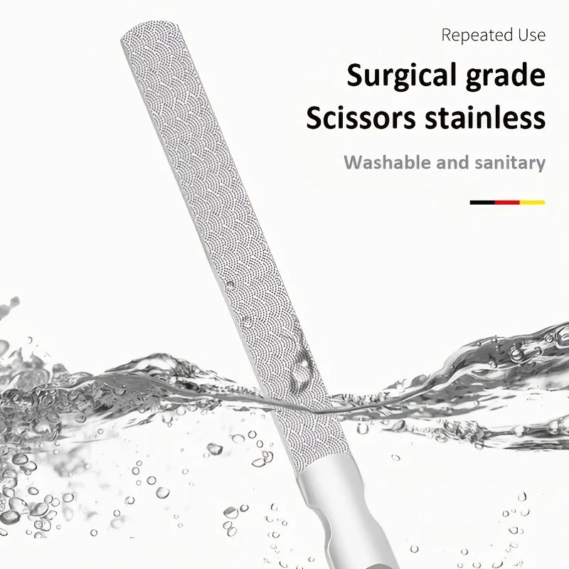 Double-Sided Stainless Steel Nail Files for Manicure