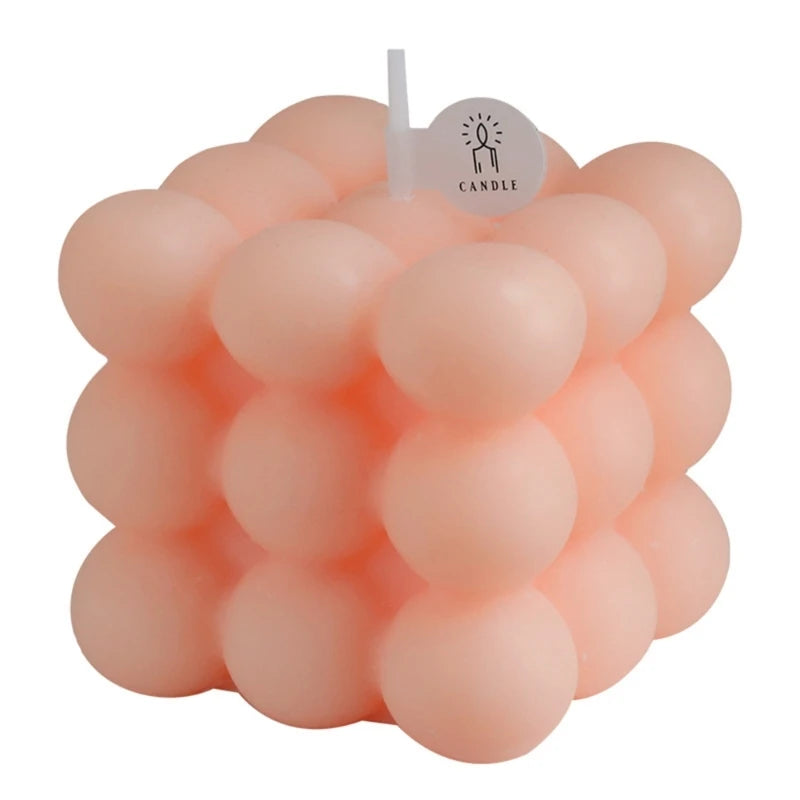 Big Cube Bubble Scented Candle - Soy Wax Aroma Candle