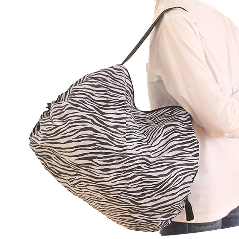 Foldable Shopping Bag - Waterproof Travel Beach & Grocery Bag