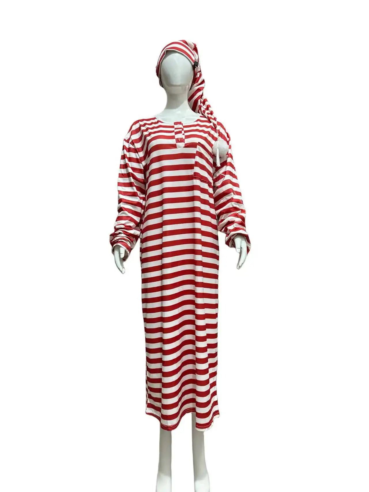 2025 Autumn Men's Nightgown Male Long Robe Solid Thin Loose Plus Size Long Sleeve One-Piece Pajamas for Men Bathrobe Homewear