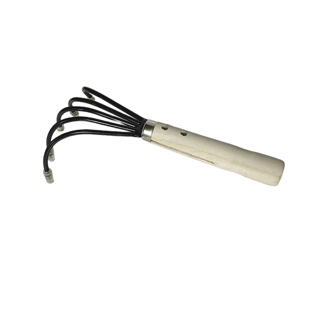 Dual-Purpose Hand Hoe and Rake