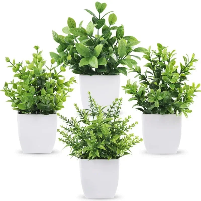 Artificial Potted Plant | Desktop Home & Office Decor