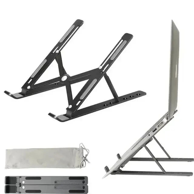 Foldable Aluminum Laptop Stand for MacBook & PC