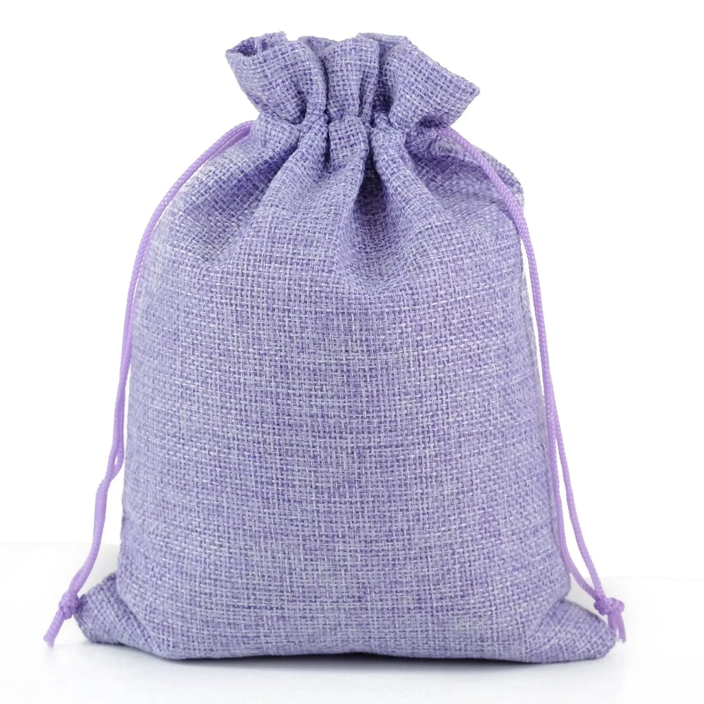 10Pcs Jute Natural Burlap Bag - Multi-Size Jewelry & Gift Bags