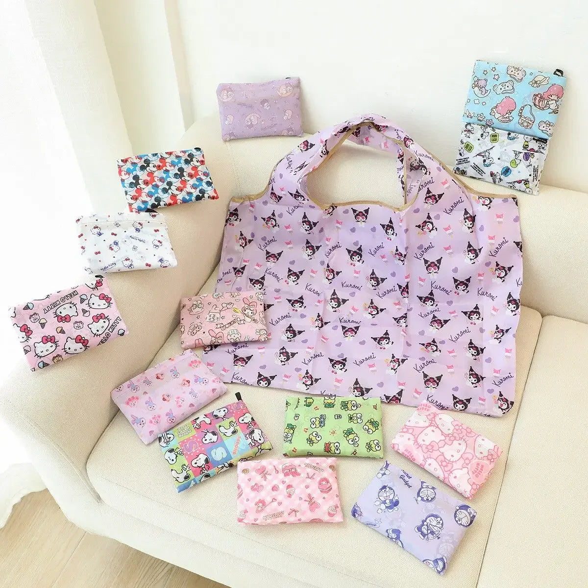 Hello Kitty Shopping Bag | Foldable Eco-Friendly Tote Bag