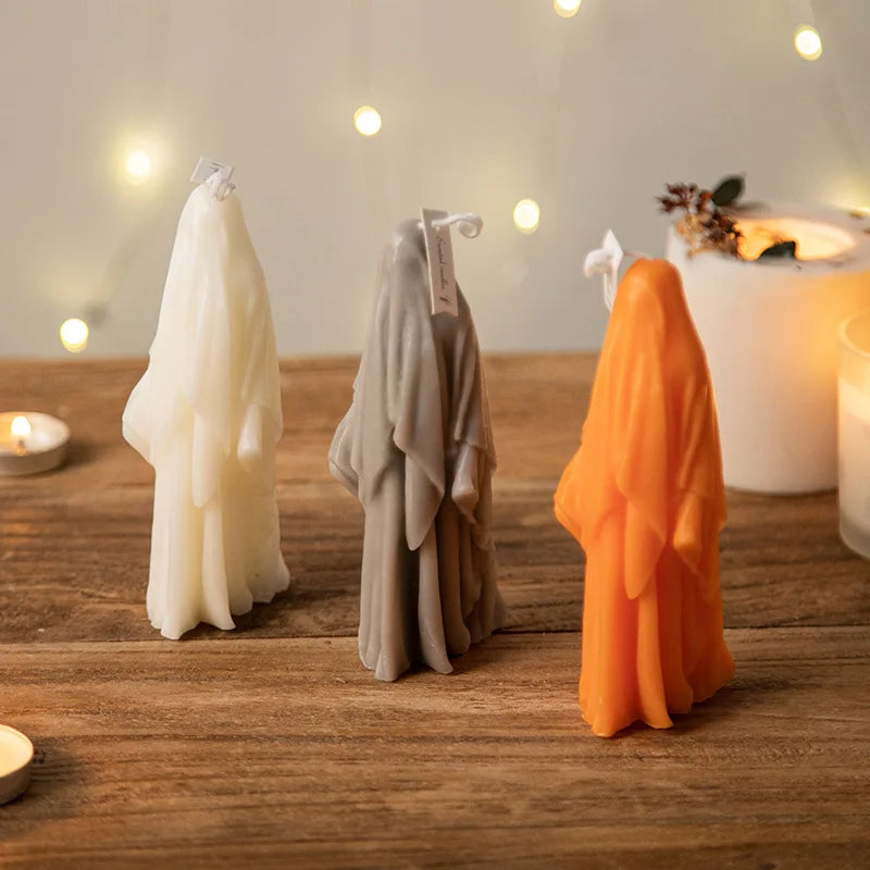 Halloween Woman Scented Candle - Creative Holiday Decor