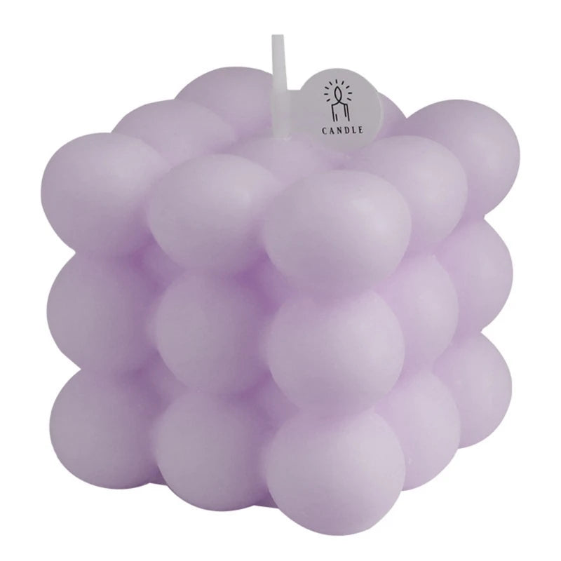 Big Cube Bubble Scented Candle - Soy Wax Aroma Candle