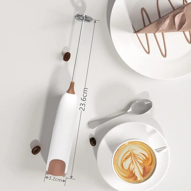 Electric Milk Frother – Coffee & Cappuccino Foamer Mixer