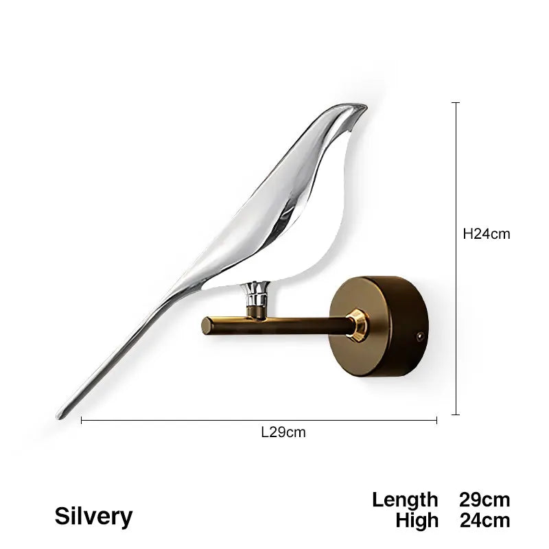 Creative Bird LED Wall Sconce with Touch Switch