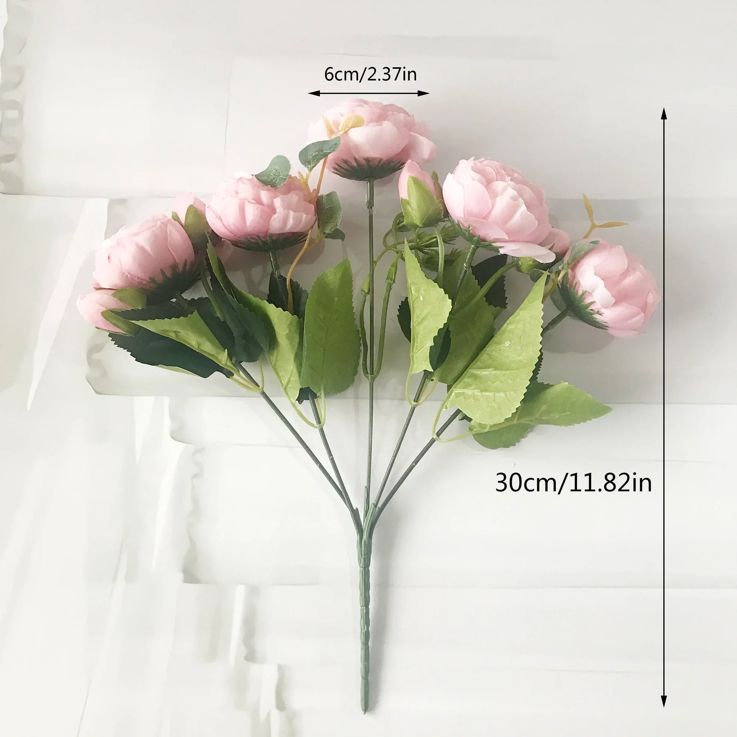 High-Quality Silk Peony & Hydrangea Bouquet for Home & Weddings