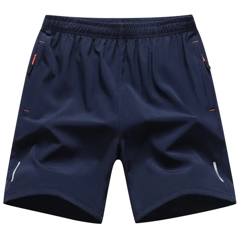 Summer Men's Elastic Waist Sports Shorts