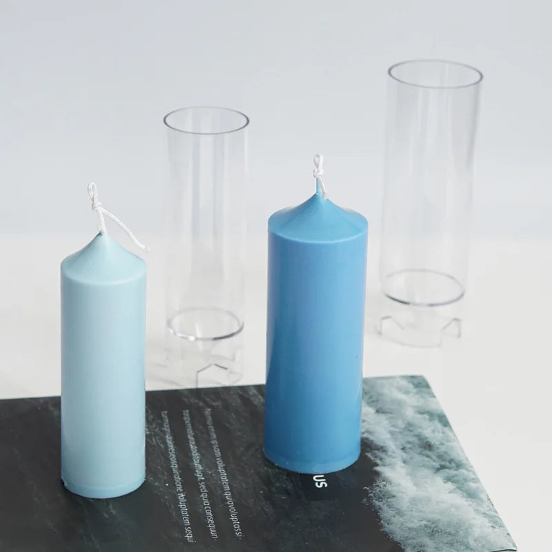 Spire Pillar Candle Mold - DIY Retro Geometry Candle Making Mold