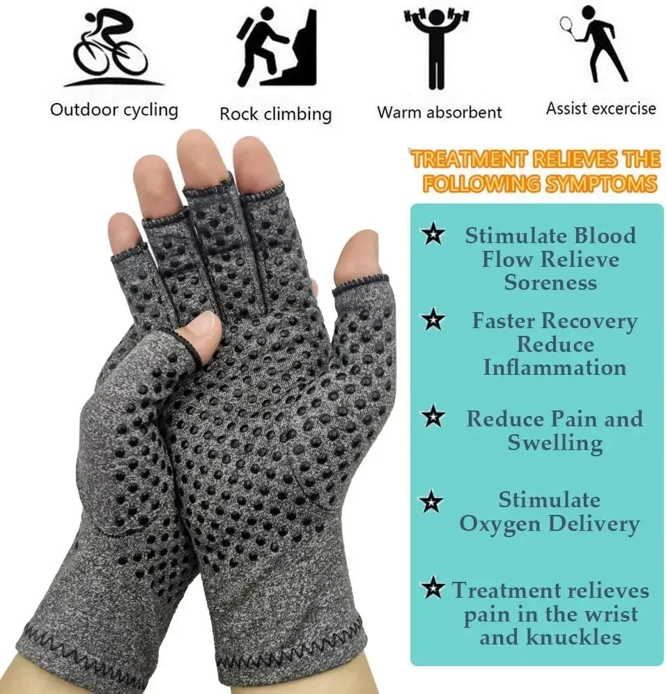 Compression Arthritis Gloves - Wrist Support & Carpal Tunnel Pain Relief